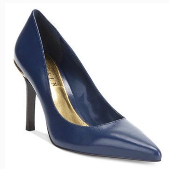 Lauren Ralph Lauren Shoes - LAUREN RALPH LAUREN Sarina Navy Heels
